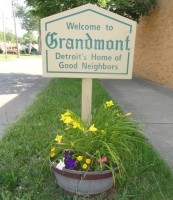 welcome to grandmont sign